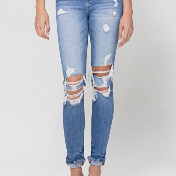 *NEW* Flying Monkey High-Rise Ankle Skinny Jeans - Picture 7 of 8